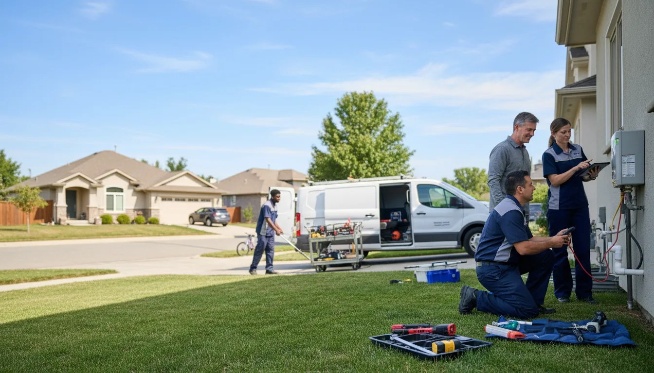Tankless water heater service in Donnellson, IL